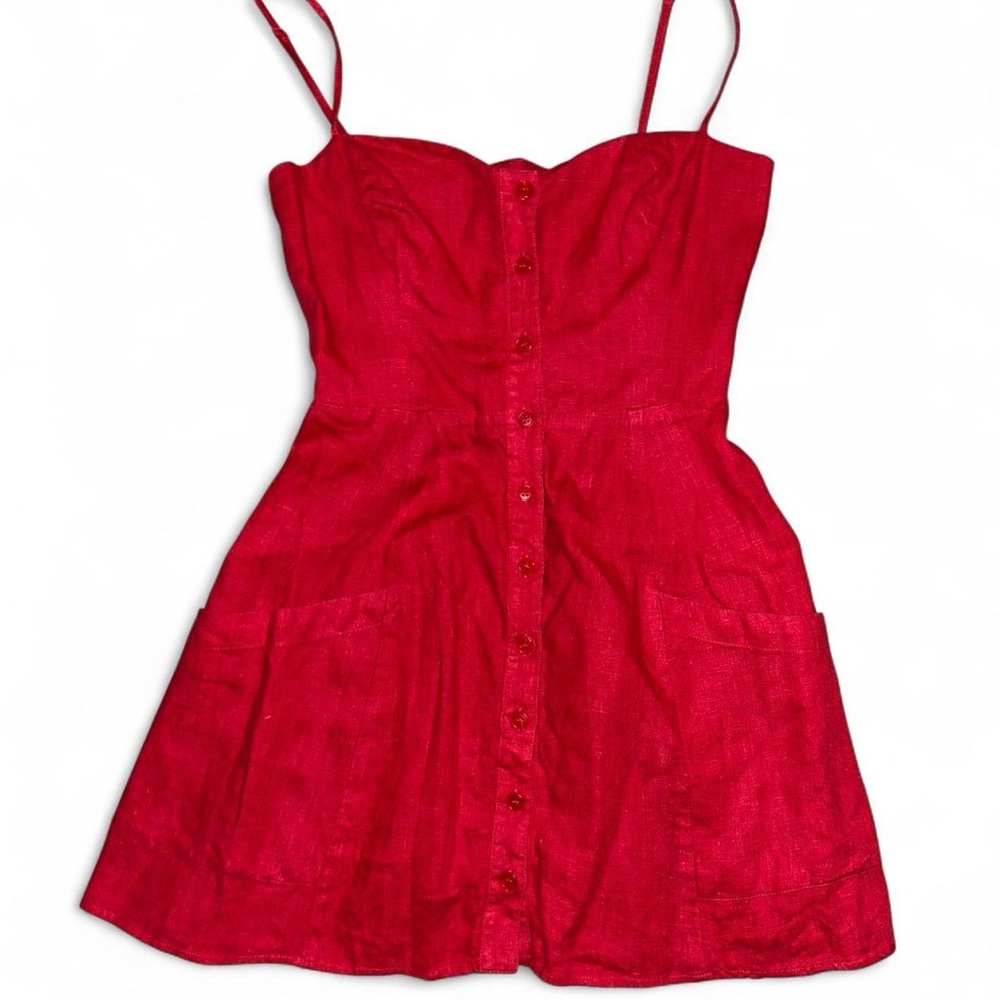 Elegant Red Women's Dress